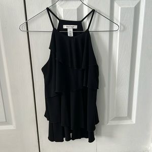 White House Black Market Ruffled Halter Top